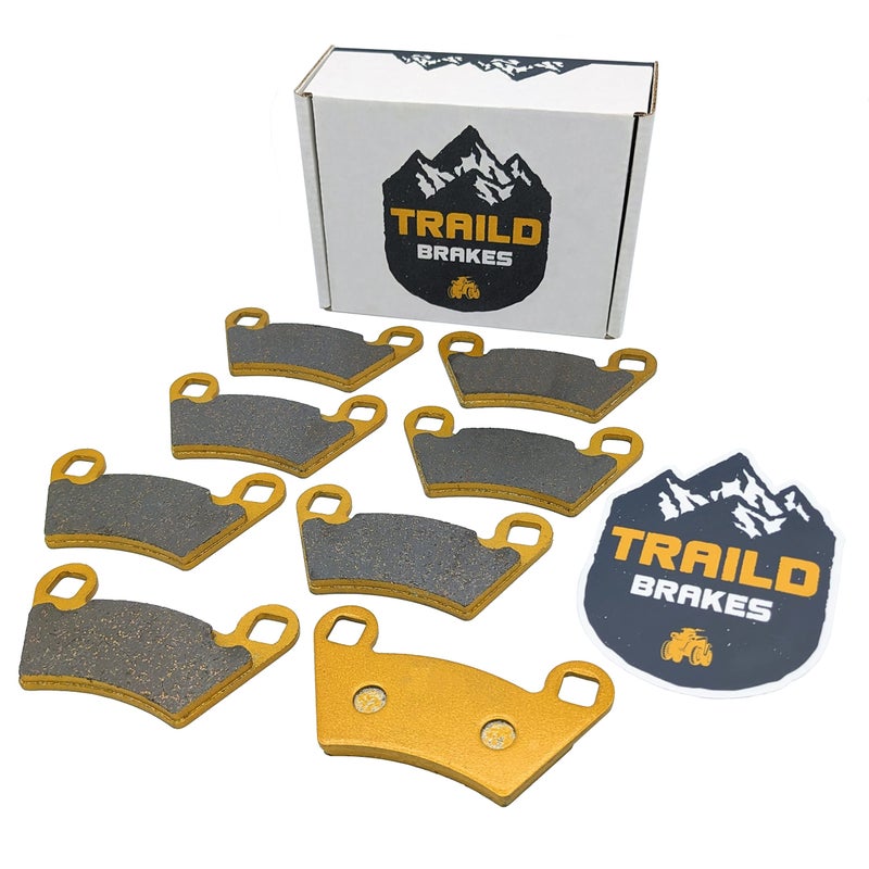 Traild Polaris Ranger 570/400/500/650/700/800 Midsize 2004-2022 Ceramic Brake Pad Set Front & Rear - Image 1